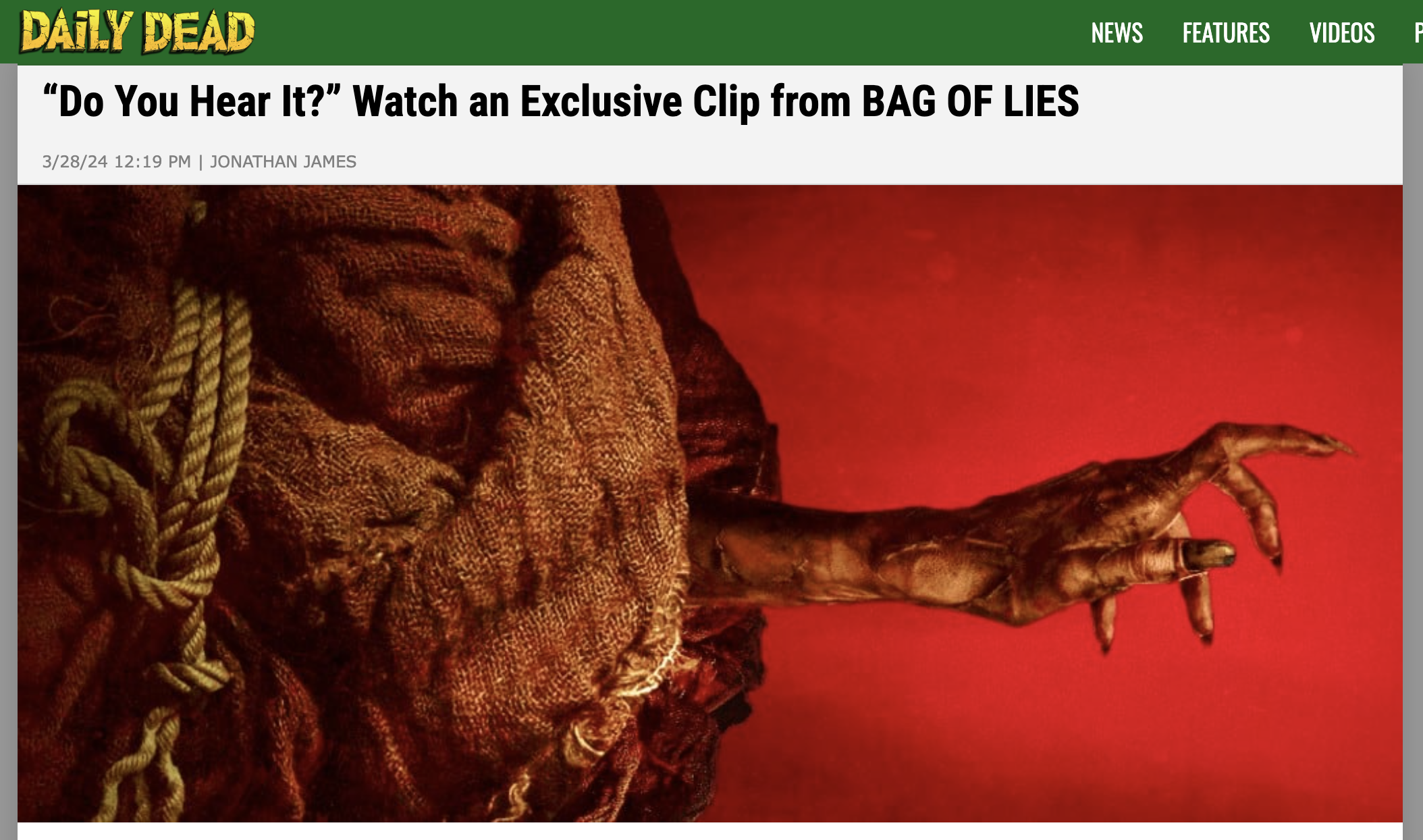 “Do You Hear It?” Watch an Exclusive Clip from BAG OF LIES
